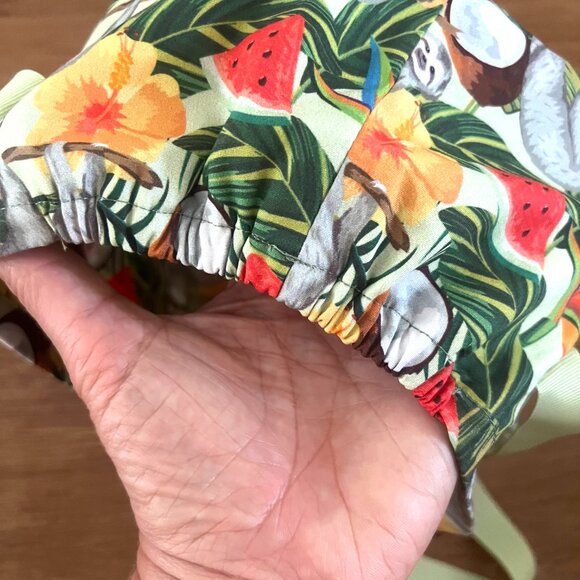 NWOT 10 Scrub Caps Bundle 5 ponytail style + 5 euro style, surgical caps - Picture 13 of 16